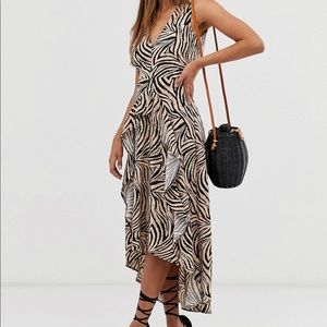 NWT - AX Paris ruffle midaxi dress